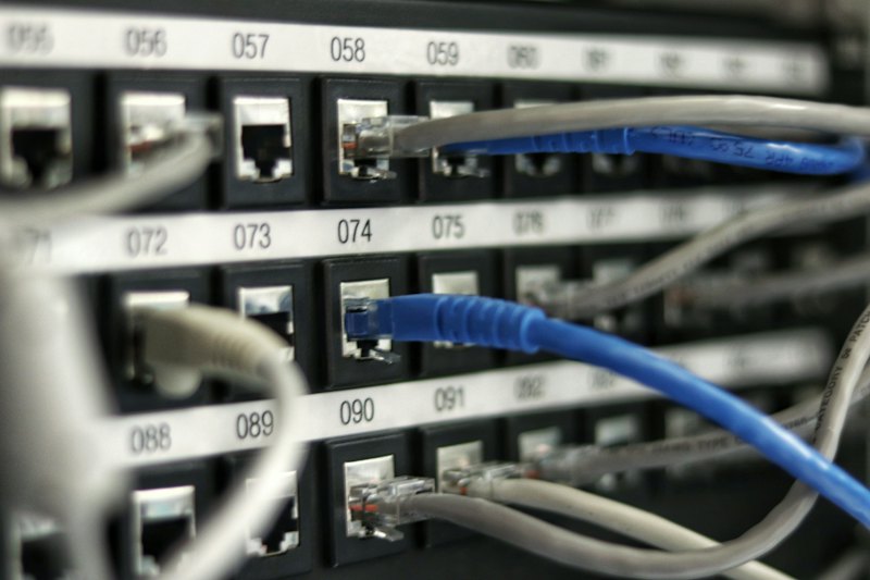 Patch panel de rede estruturada